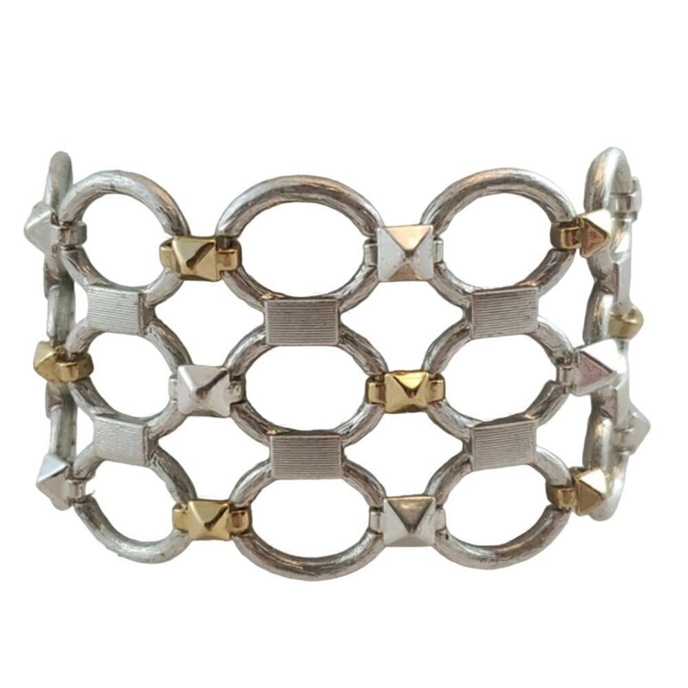 Stella & Dot Jewelry Marnie Link Bracelet Gold/Silver | Size: Fits Sm- Lg Wrists